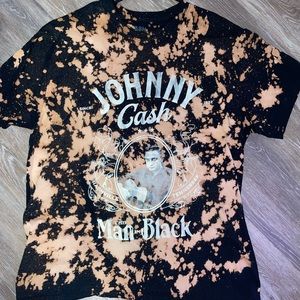 Johnny cash bleached tee
